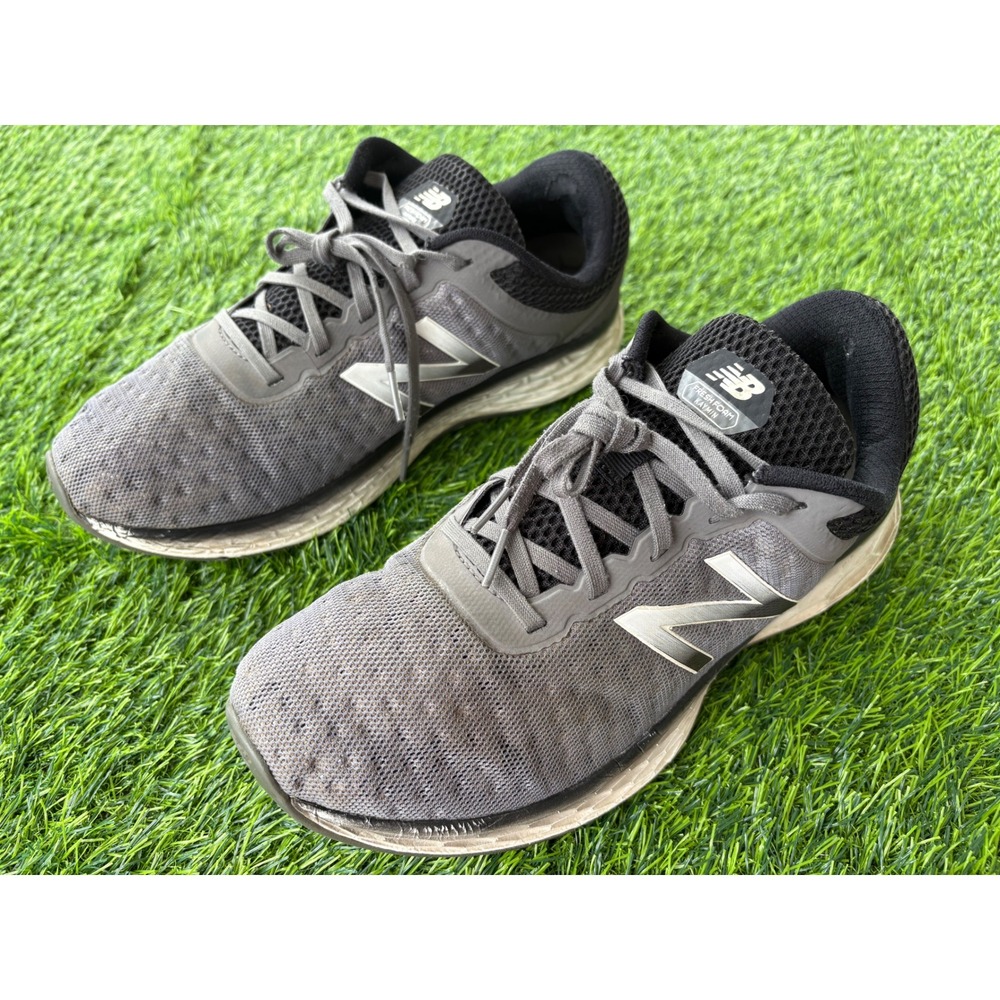 New Balance Fresh Foam Kaymin Grey Black Running Shoes MKAYMRC1 Mens 9 4E Wide